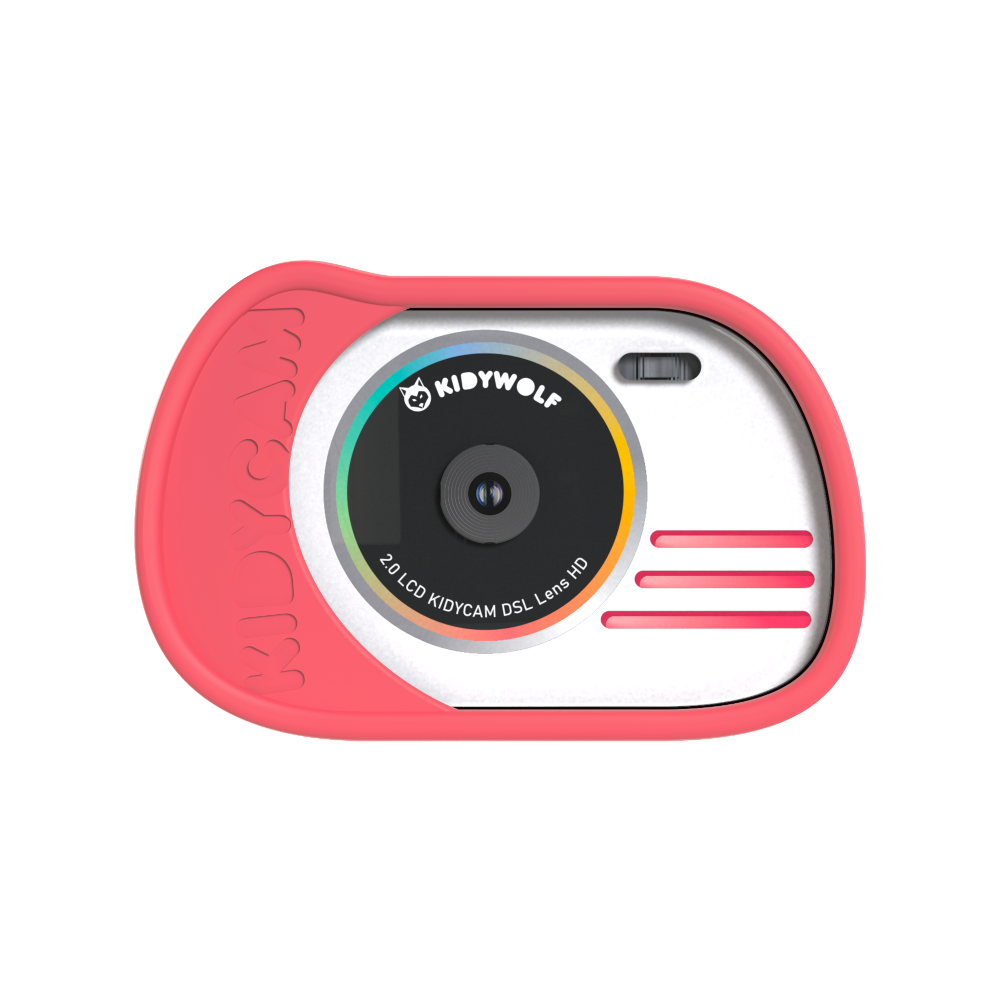 kidywolf Appareil photo enfant et caméra d'action KIDYCAM Rose