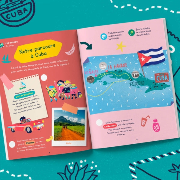 The Cuba travel diary for 4-7 years
