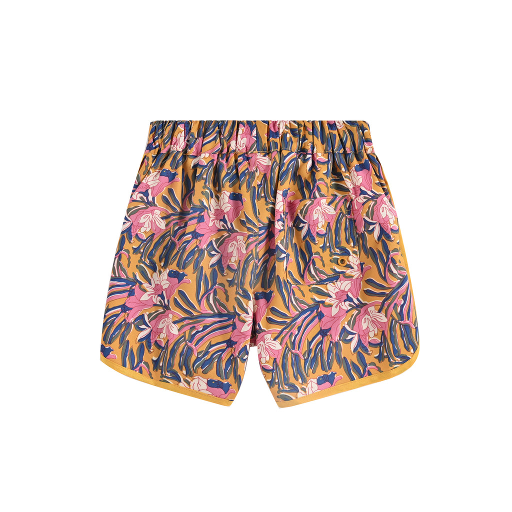 vêtement durable pour enfant Bobo Chose Short de bain Aderi fleuri
