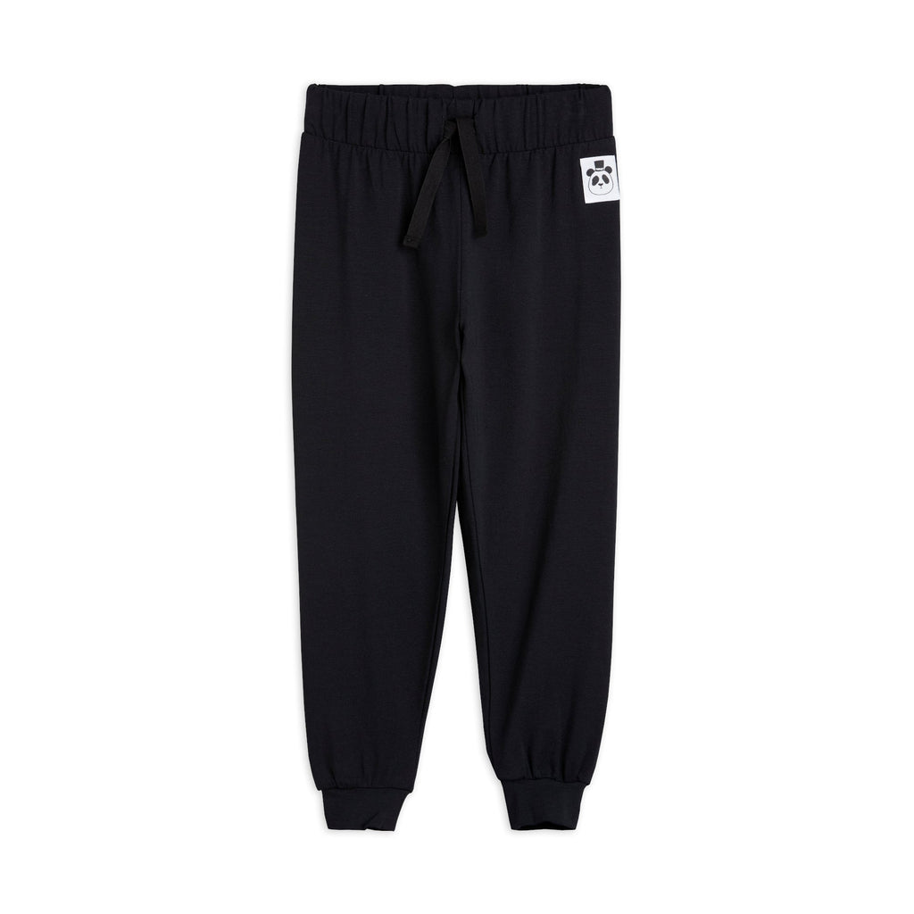 vêtements durables bébés mini rodini jogging noir