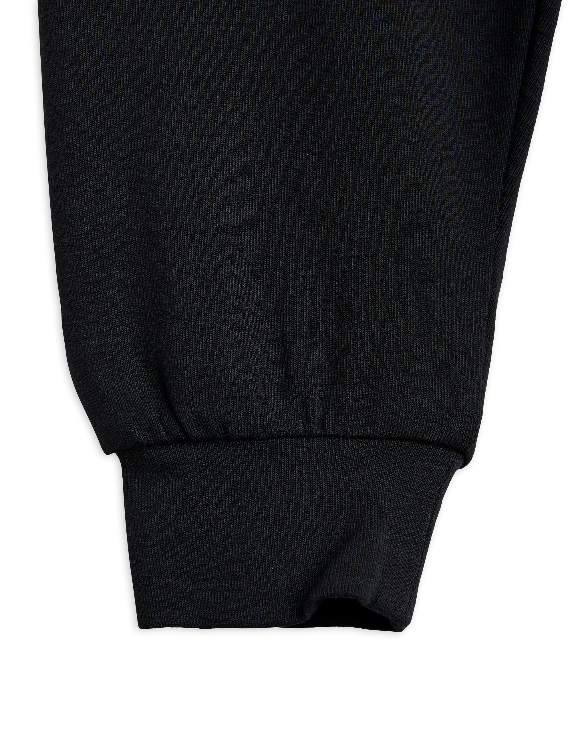 vêtements durables bébés mini rodini jogging noir