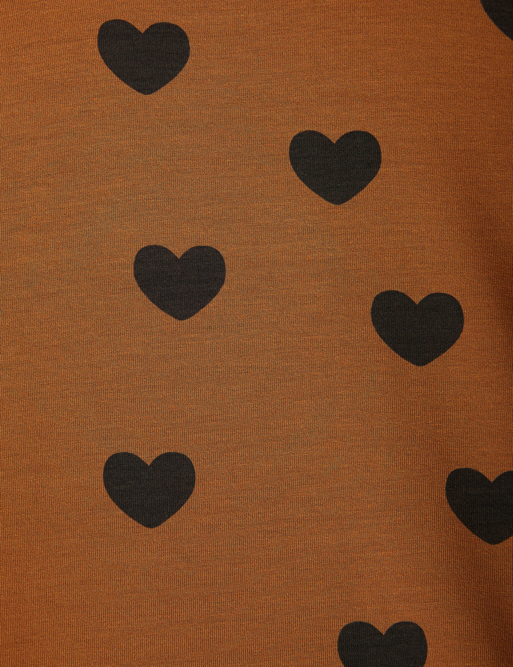 Brown hearts baby t-shirt