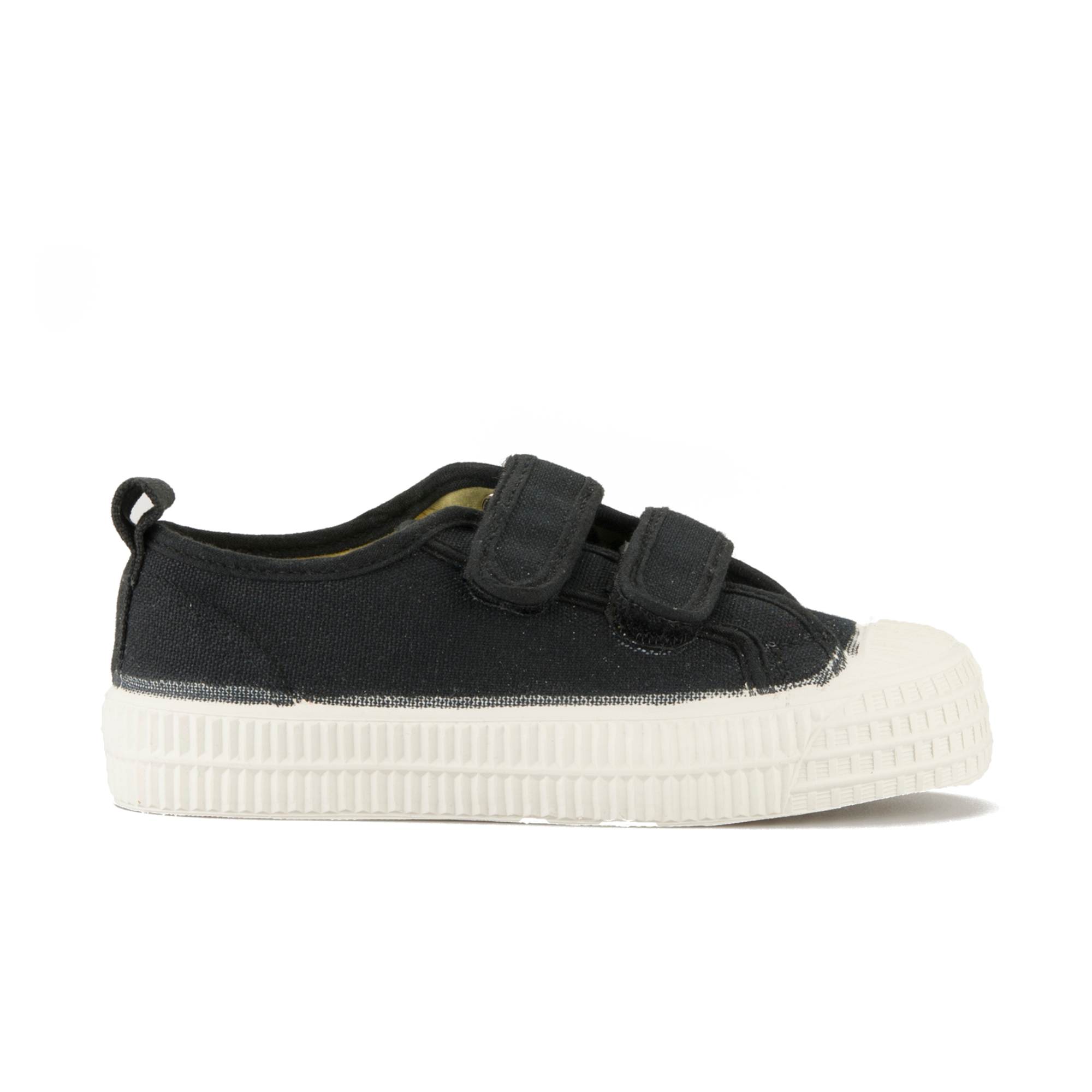 basket enfant novesta Baskets scratchs vegan noir
