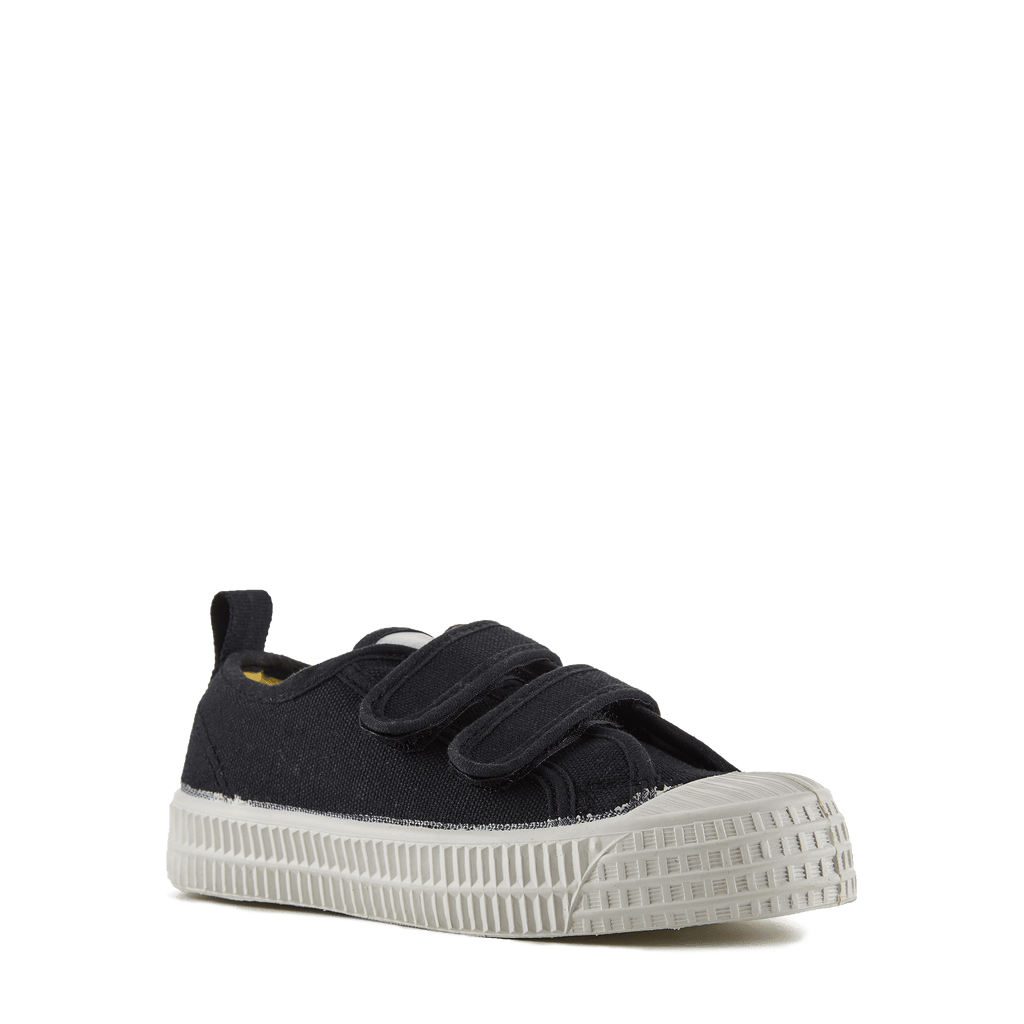 basket enfant novesta Baskets scratchs vegan noir