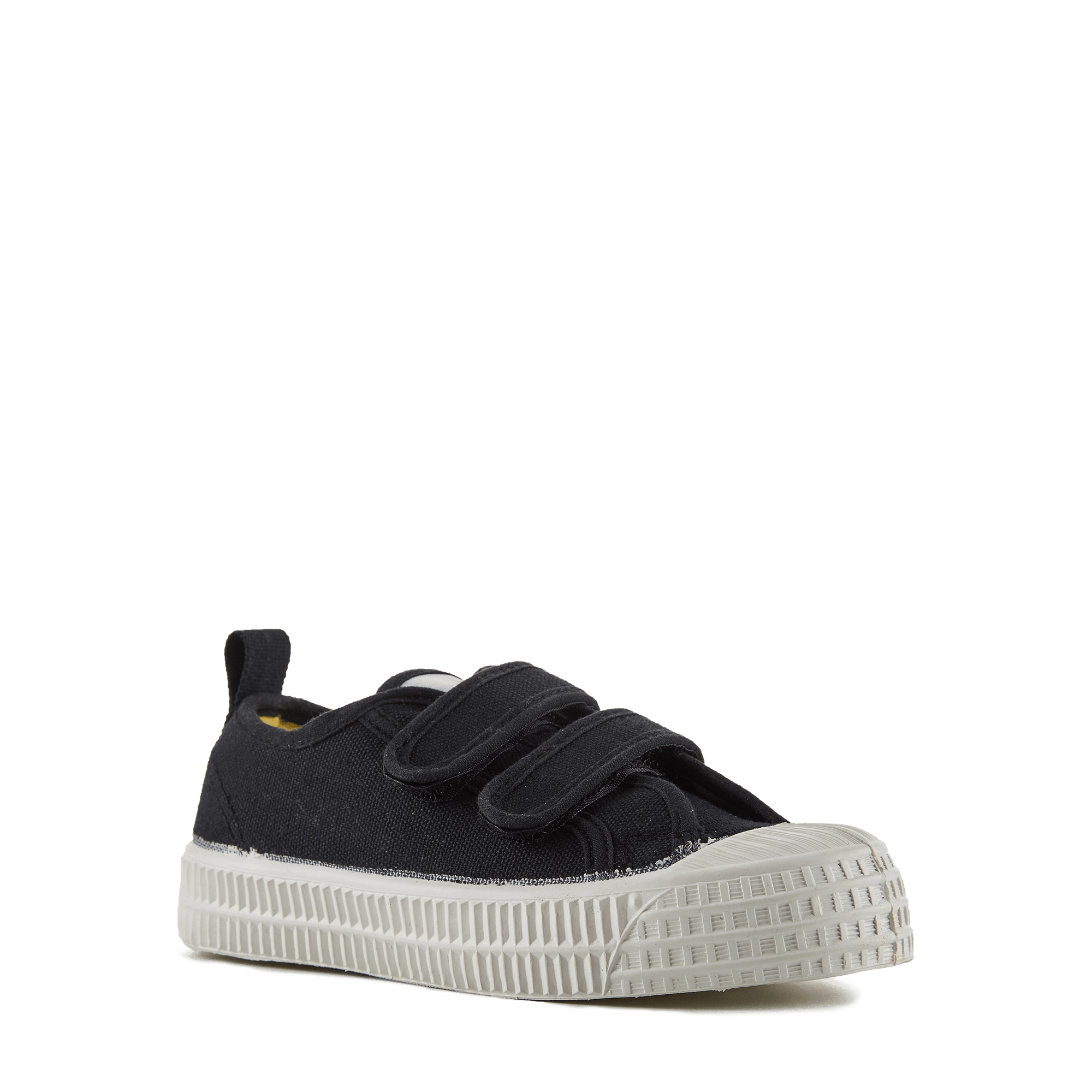 basket enfant novesta Baskets scratchs vegan noir