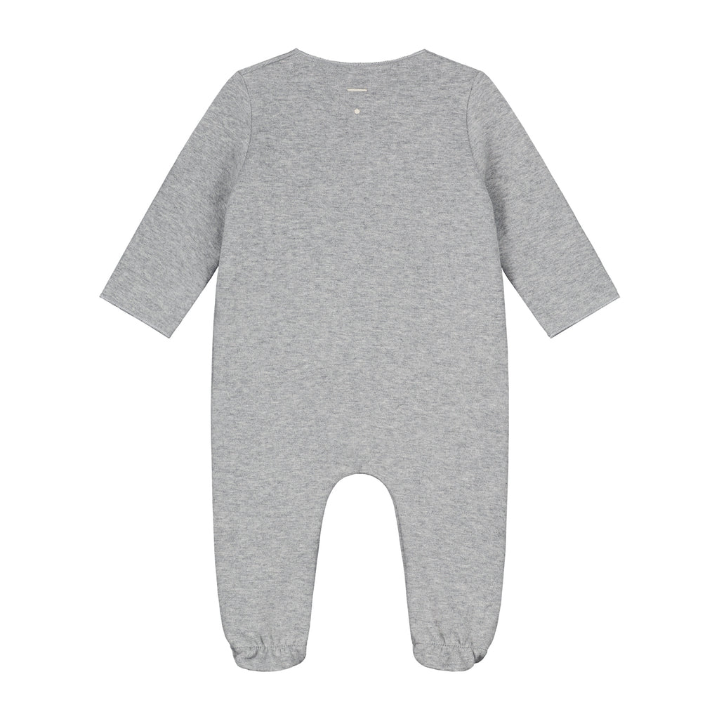 vêtements durables bébés gray label combi naissance grise