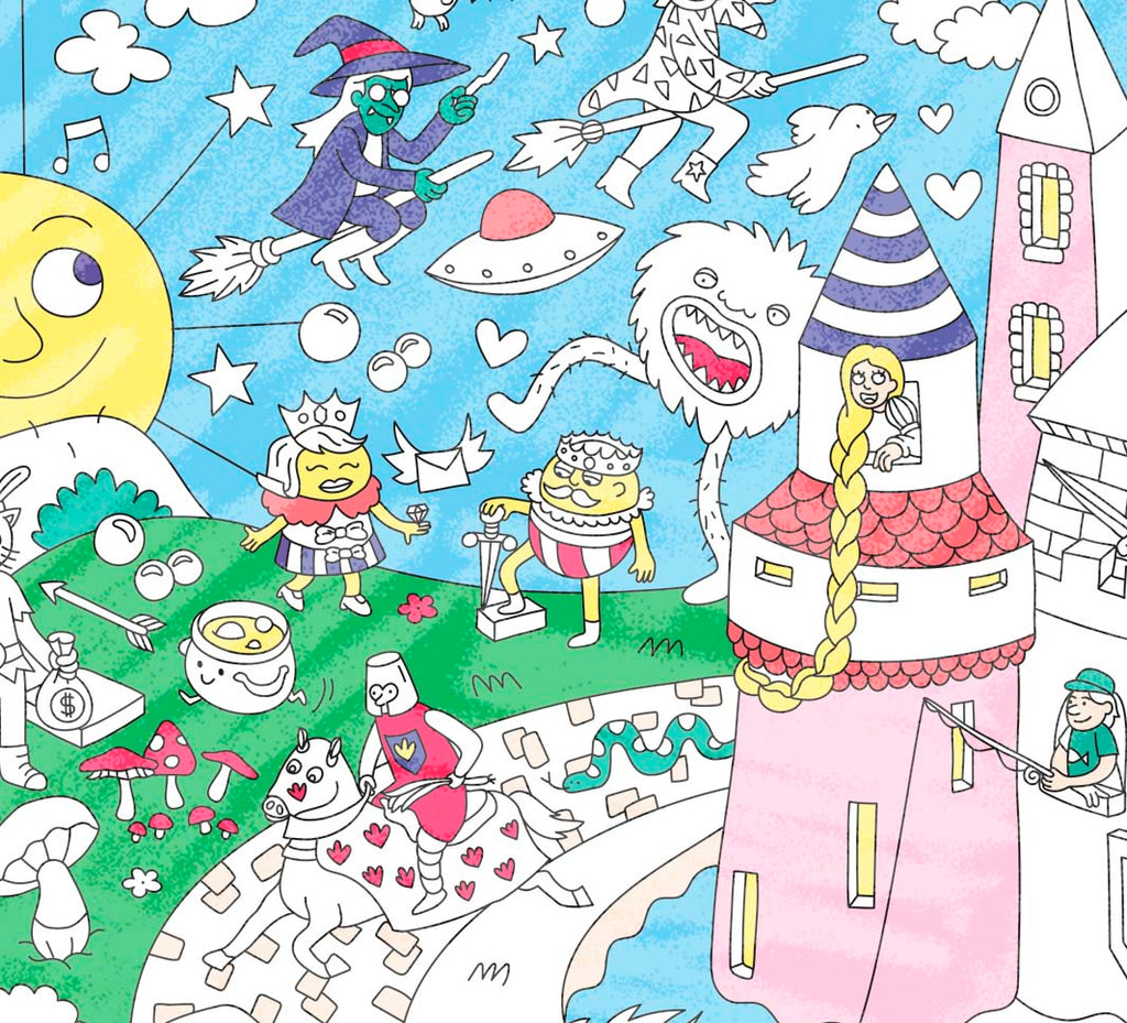 COLORING POSTER - MAGIC