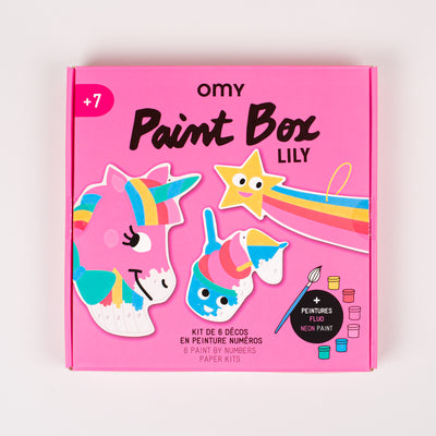 peinture coloriages bio enfants OMY lily paint box
