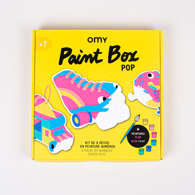 peinture coloriages bio enfants OMY pop paint box