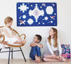 jeu educatif poppik POSTER PÉDAGOGIQUE + 1000 STICKERS CONSTELLATION