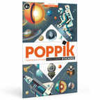 poppik POSTER PÉDAGOGIQUE + 49 STICKERS Astronomie