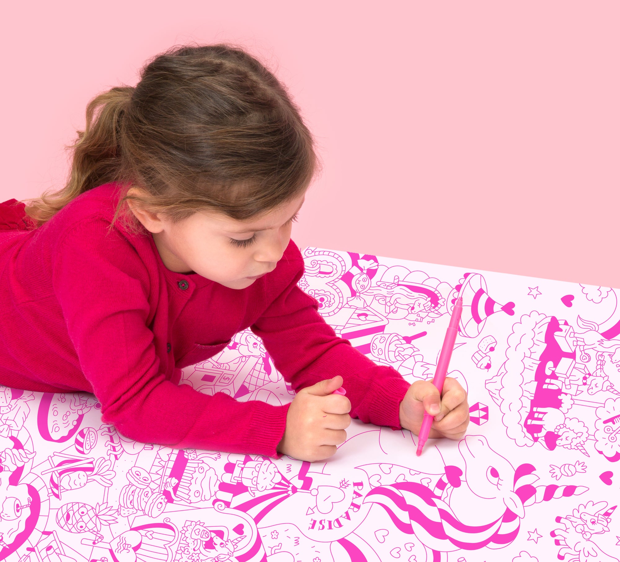 COLORIAGE ENFANT OMY POSTER A COLORIER - LILY