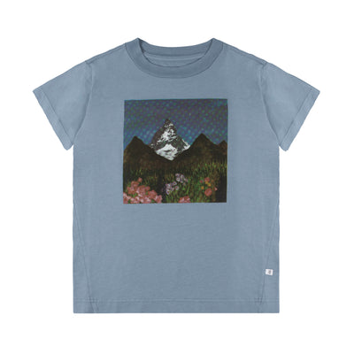 vêtements durables enfants repose ams t-shirt fog blue