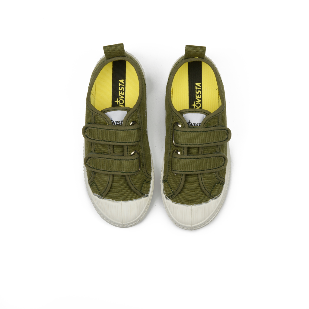 Baskets scratchs vegan KAKI