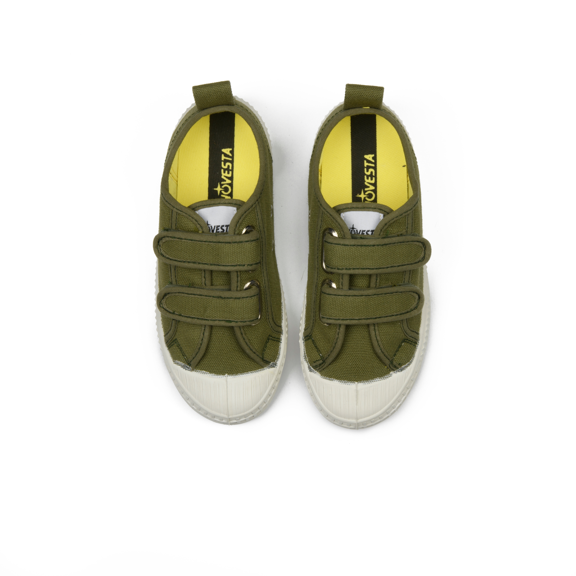 vegan velcro sneakers KhAKI