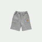 Vêtement enfant bio Maedformini Short Handy Horse gris coton bio