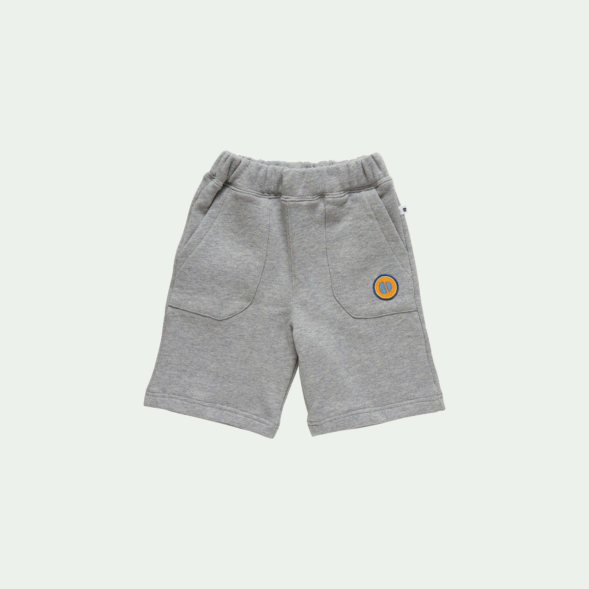 Vêtement enfant bio Maedformini Short Handy Horse gris coton bio