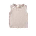 vêtements durables enfants long live the queen top sans manches blanc