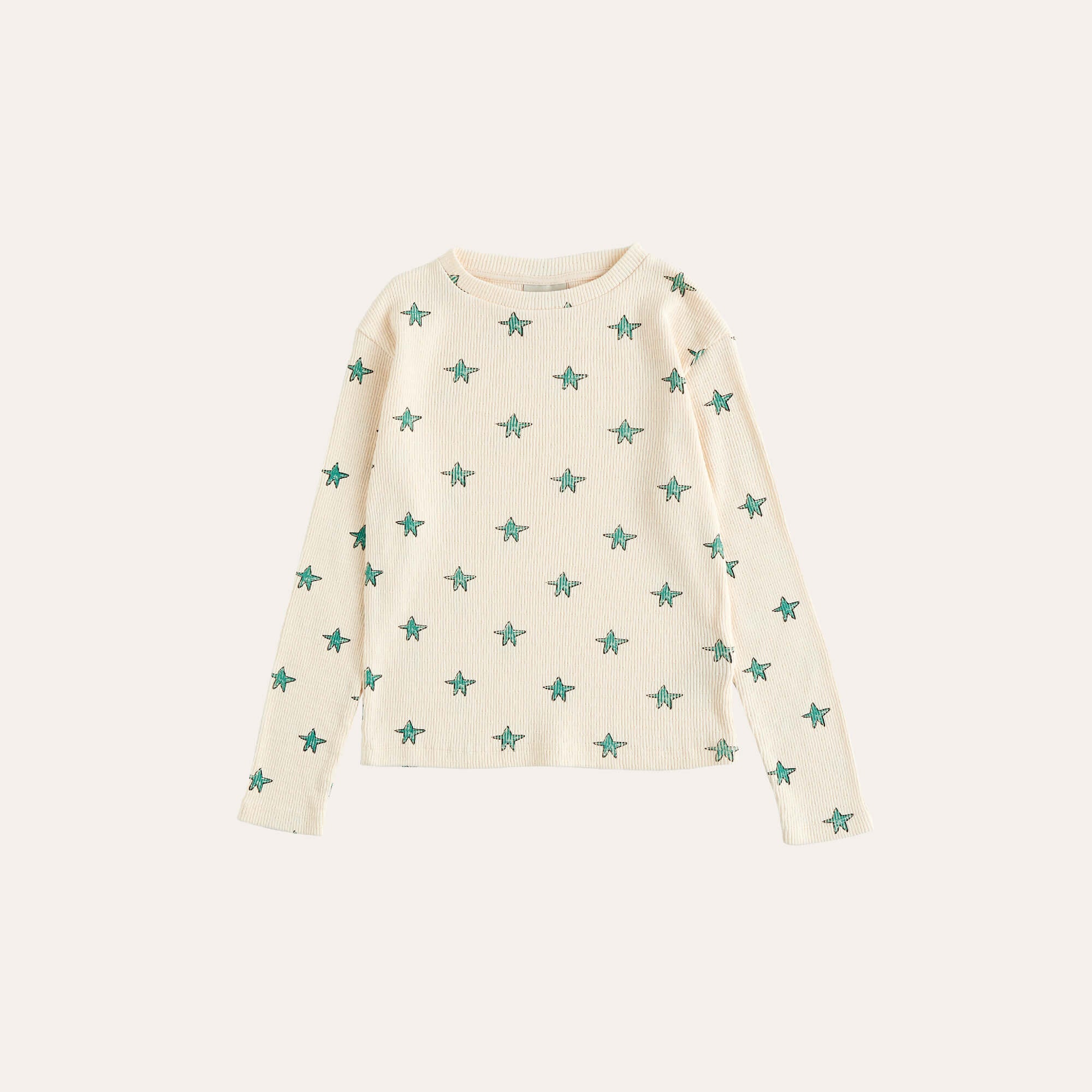 vêtement enfant durable the campamento T-shirt longues manches Blanc étoiles