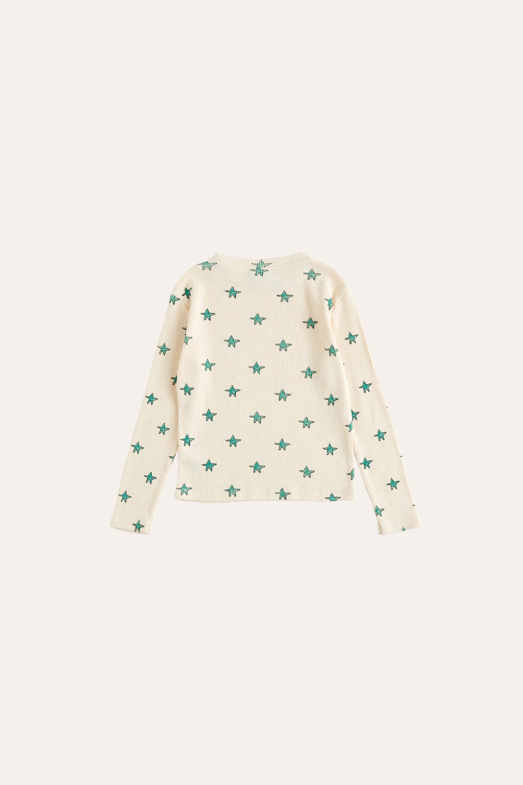 vêtement enfant durable the campamento T-shirt longues manches Blanc étoiles