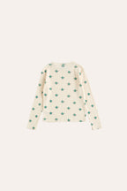 vêtement enfant durable the campamento T-shirt longues manches Blanc étoiles