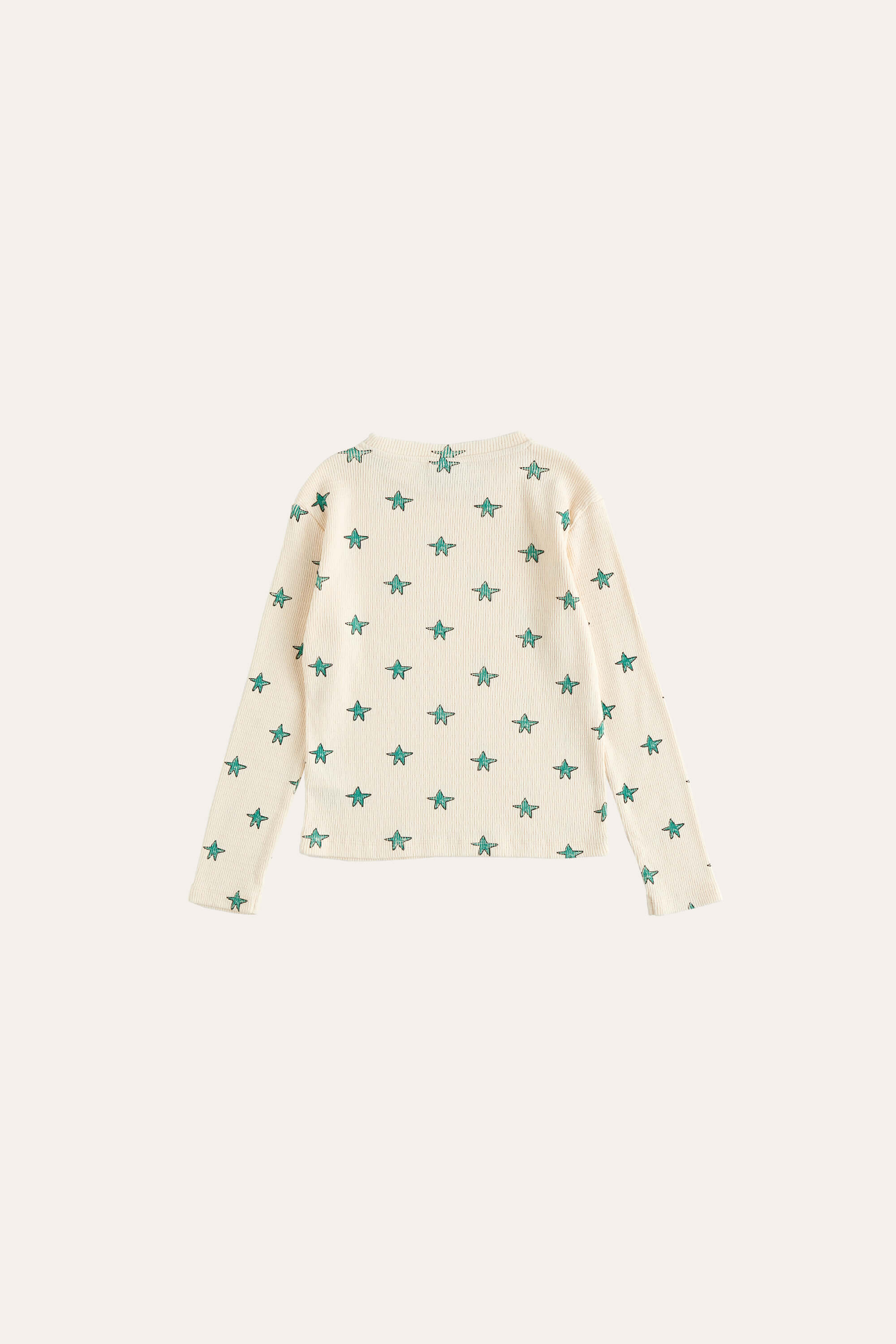 vêtement enfant durable the campamento T-shirt longues manches Blanc étoiles