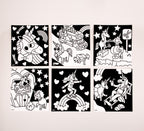 peinture coloriages bio enfants OMY LILY COLORIAGE VELOURS