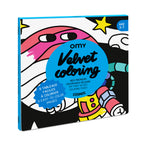 peinture coloriages bio enfants OMY COSMOS COLORIAGE VELOURS