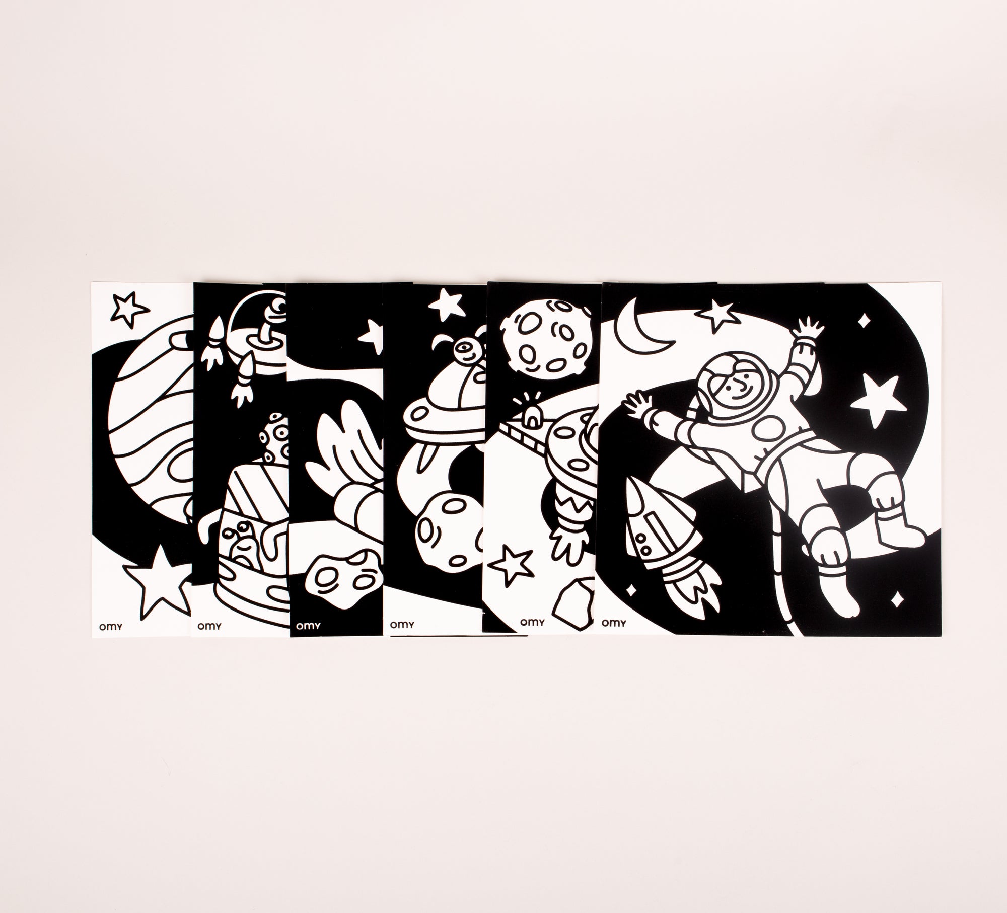 peinture coloriages bio enfants OMY COSMOS COLORIAGE VELOURS