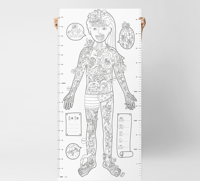 COLORIAGE ENFANT OMY POSTER COLORIAGE XXL MY BODY