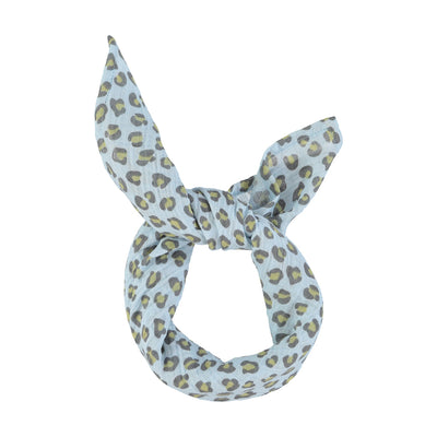 accessoires durables enfants piupiuchick bandana imprimé animal bleu