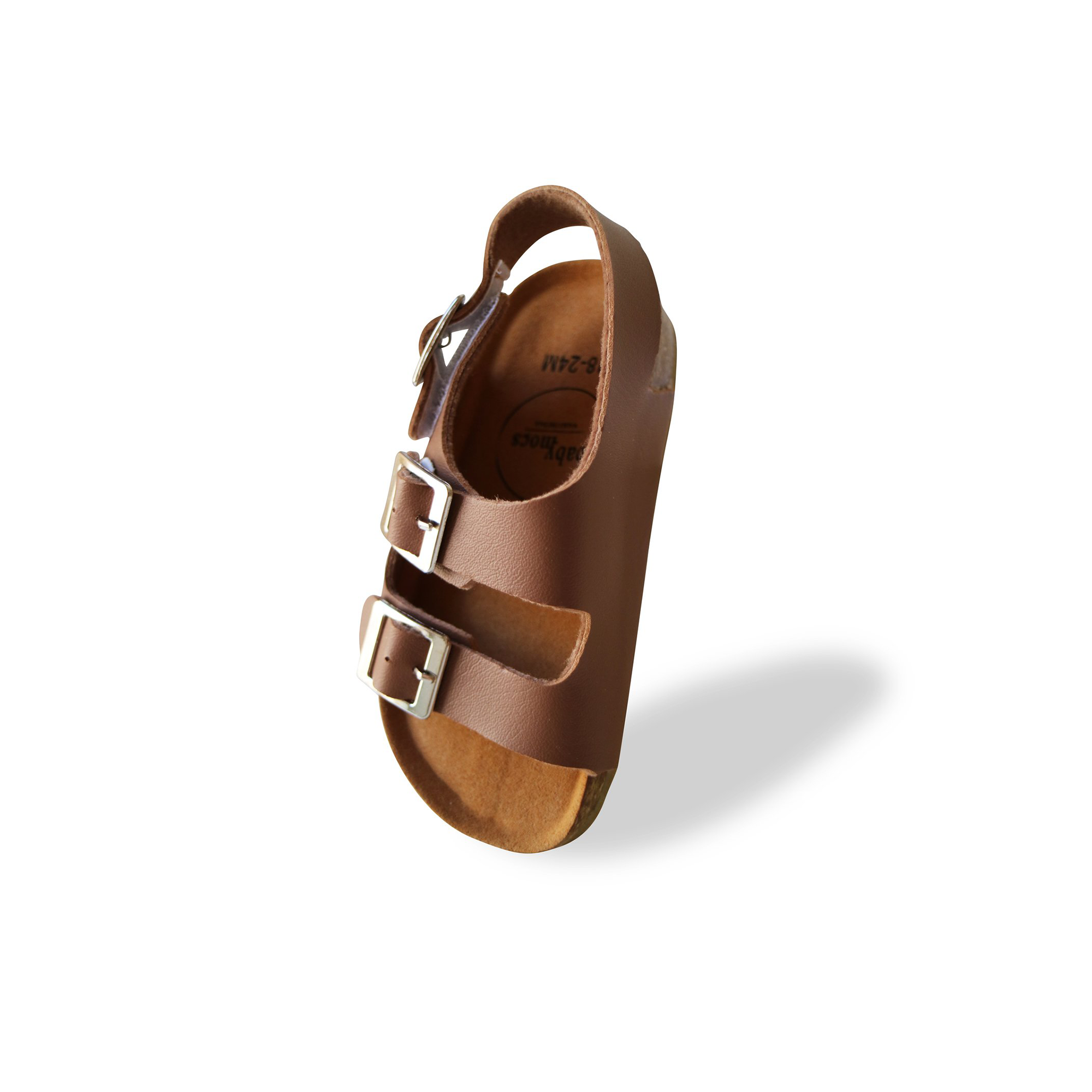 Sandales enfants CHILL cuir végétalien blanches babymocs