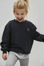 vêtements durables enfants gray label sweat noir 