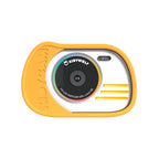 Yellow camera and action camera KIDYCAM