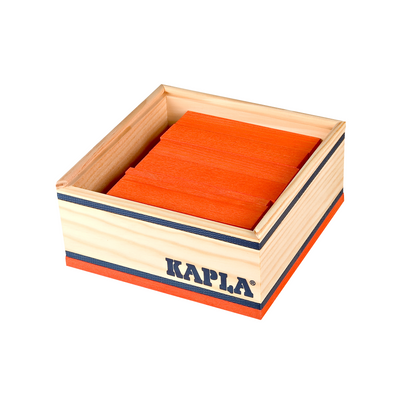JEU ENFANT KAPLA Boîte de Kapla orange