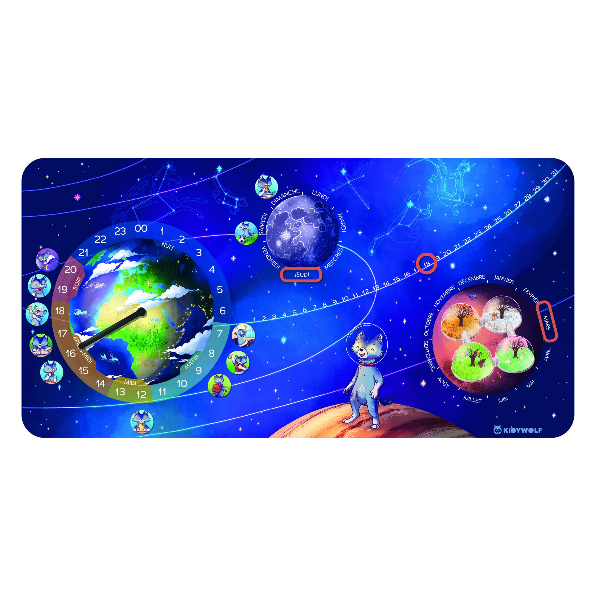 calendrier enfant kidywolf kidycal