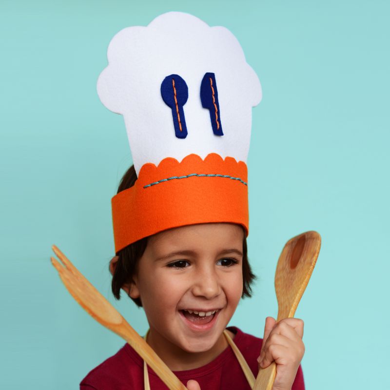 Kit couture ENFANTS déguisement Chef Apunt Barcelona
