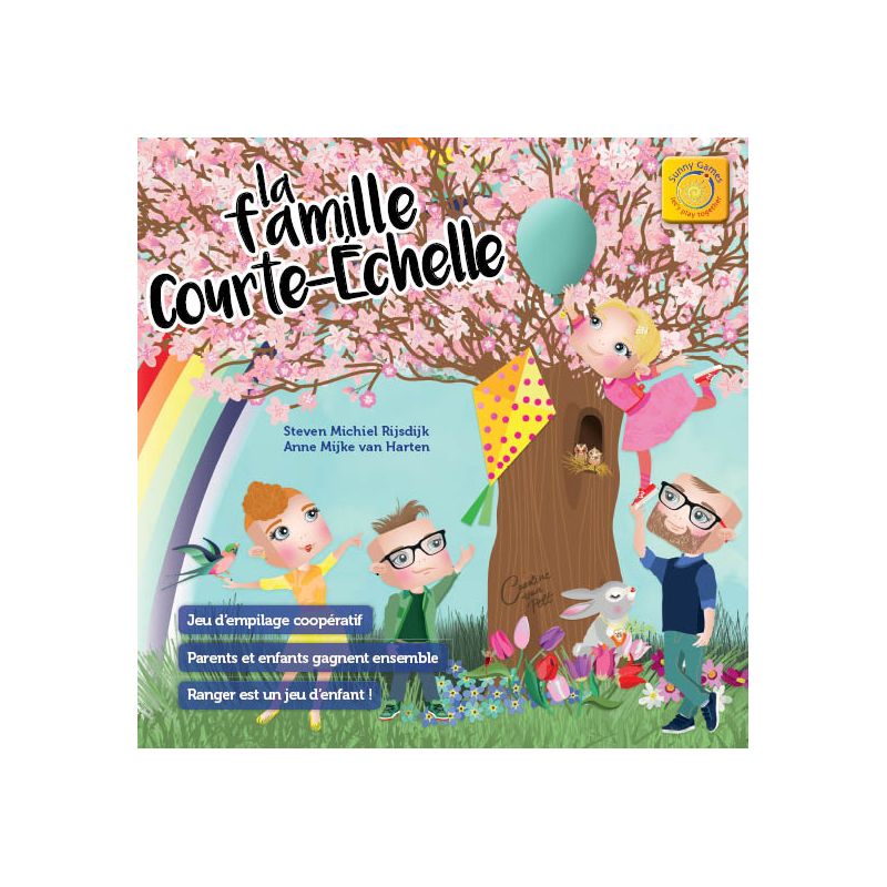 jeu de société coopératif enfant sunny games la famille courte échelle