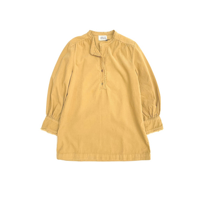 vêtement enfant durable longlivethequeen robe mini froufrous jaune