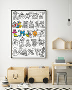 POSTER A COLORIER - ABC OMY