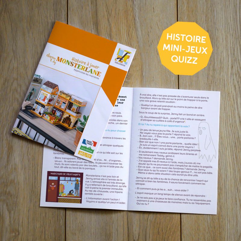 jeu écologique créatif enfant fabulabox mini-ville monsterlane