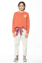 vêtement enfant piupiuchick ceinture multicolor pinkish jackard