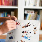 jeu educatif pour enfants poppik POSTER PÉDAGOGIQUE + 60 STICKERS FOOTBALL