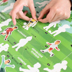 jeu educatif pour enfants poppik POSTER PÉDAGOGIQUE + 60 STICKERS FOOTBALL