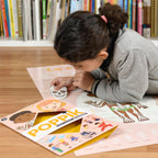 JEU EDUCATIF ENFANT POPPIK POSTER PÉDAGOGIQUE + 49 STICKERS le corps humain
