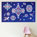 jeu educatif poppik POSTER PÉDAGOGIQUE + 1000 STICKERS CONSTELLATION