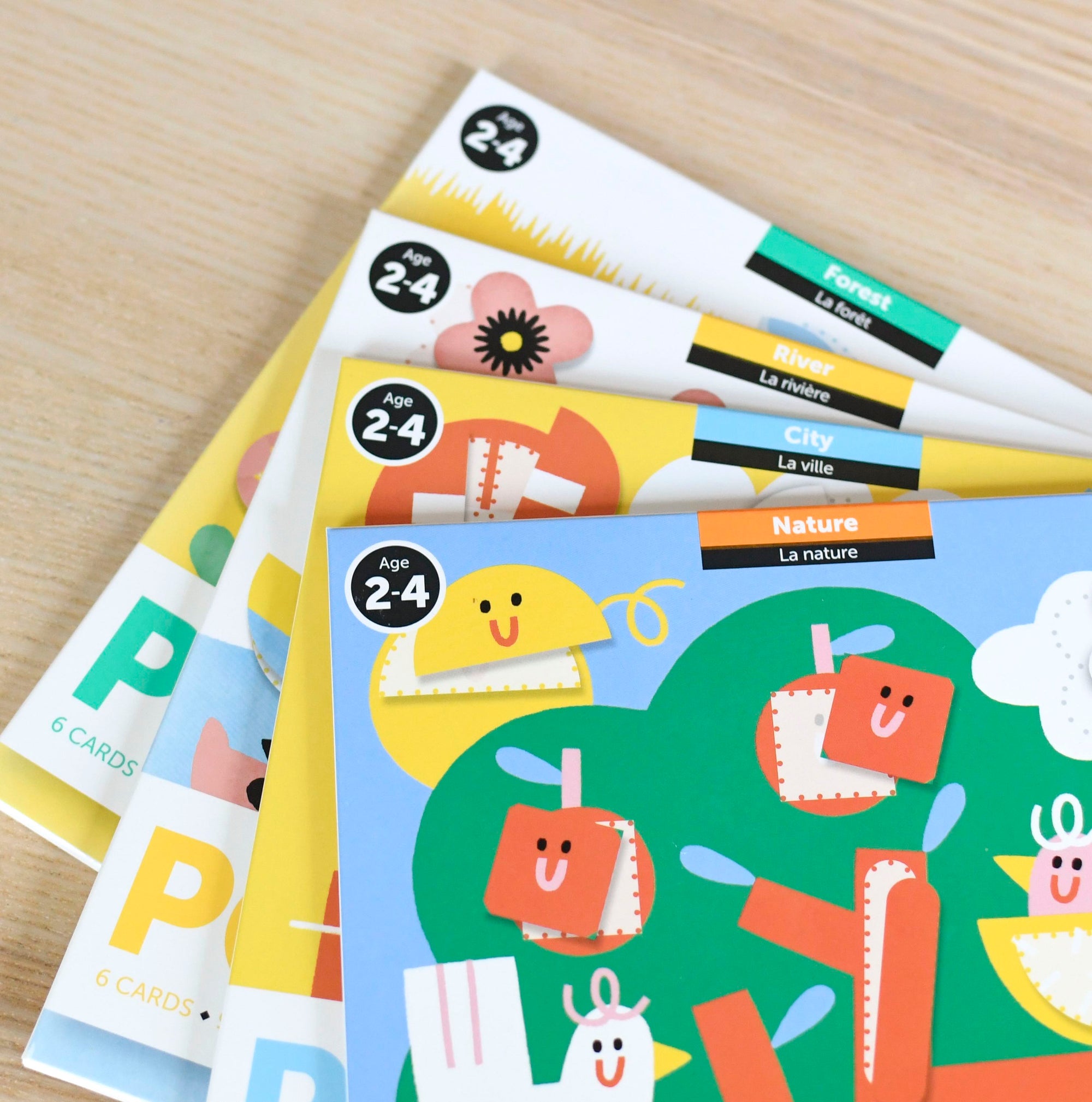 jeu éducatif enfant poppik 6 CARTES + 96 GOMMETTES DANS LA NATURE