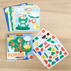 jeu éducatif enfant poppik 6 CARTES + 96 GOMMETTES DANS LA NATURE