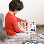 JEU EDUCATIF ENFANT POPPIK POSTER PÉDAGOGIQUE + 44 STICKERS VROUM! LES VÉHICULES !