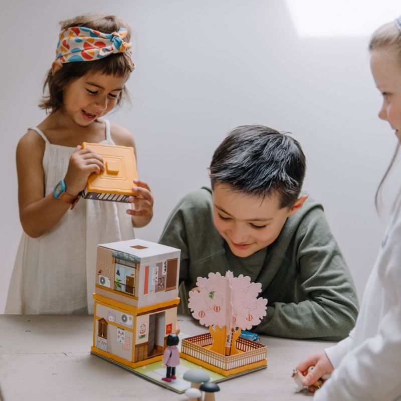 jeu écologique créatif enfant fabulabox sakura dori